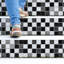 Small Marble Mosaic Tiles Wall Stickers 15cm x 15cm PVC