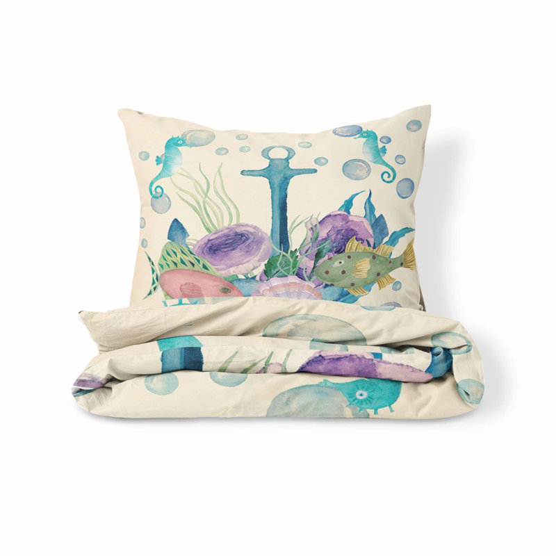 Polyester Duvet Cover, Queen Duvet Cover + 2 Standard Shams