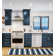 Nautica Gladwin Stripe Machine Washable All Loop Tufted Rugs 1-Piece