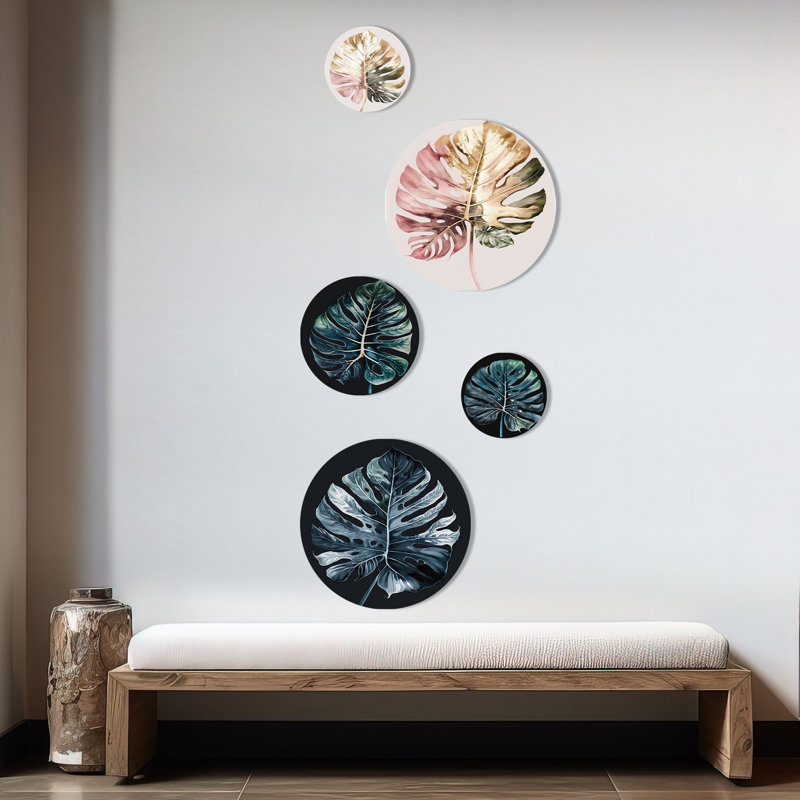 Philodendron Leaf III - Floral Leaves Metal Wall Décor