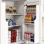 Armoire de rangement 71 po - blanc. 4 portes, 1 tiroir, 2 tablettes réglables. Spacieuse pour la cuisine, la salle à manger et le salon. Cuisine moderne et fonctionnelle dans un intérieur spacieux. E1. Peinture. Stable