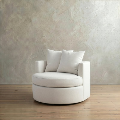 Fauteuil rembourré pivotant Dara Harlow