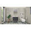 Base de meuble-lavabo simple 30 po fixée au mur seulement-57912231