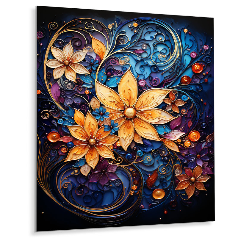 Décoration murale spirale spirale Kaléidoscope II, H 20 po x l 12 po x P 1 po
