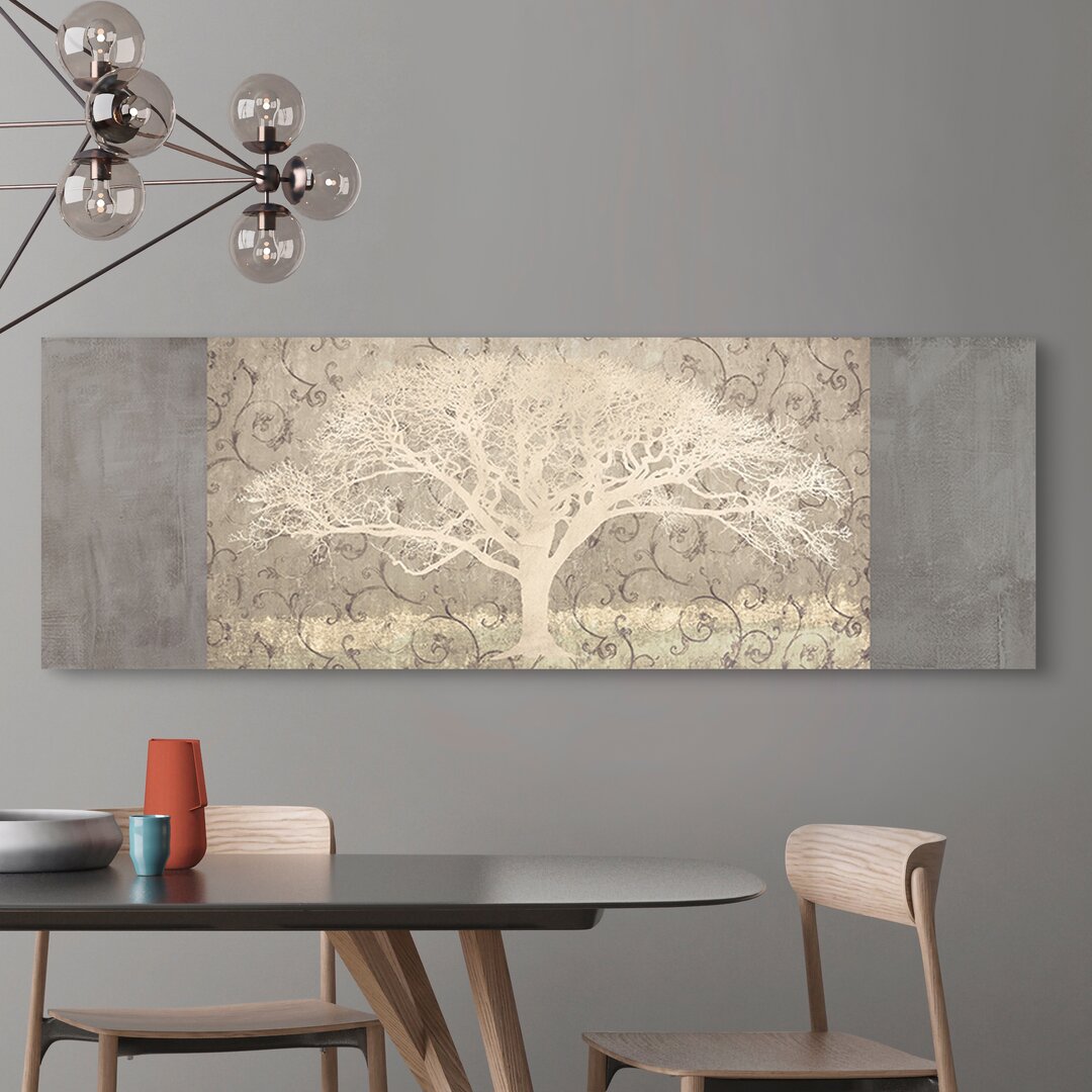 Leinwandbild Grey Brocade Panel von Alessio Aprile