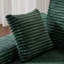 Chaise longue moderne en fausse fourrure à rayures - Fauteuil d'appoint ergonomique sans assemblage