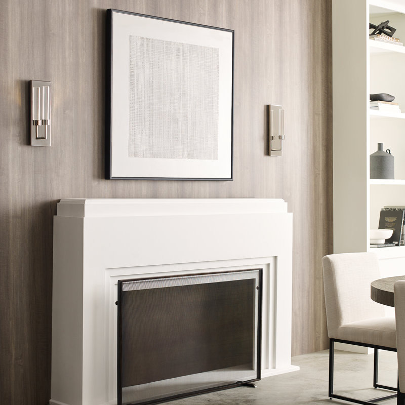 Linger 1 - Light LED Armed Sconce, Polished Nickel