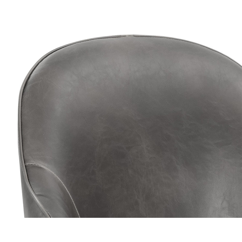 Bretta Upholstered Dining Chair, Overcast Gray