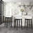 Bar Stools Set Of 2, 26" Counter Height, 360° SwivelWith Fabric Upholstered Seat, Stylish Accent For Kitchen, Dining, And Living Room-34359765-34359764