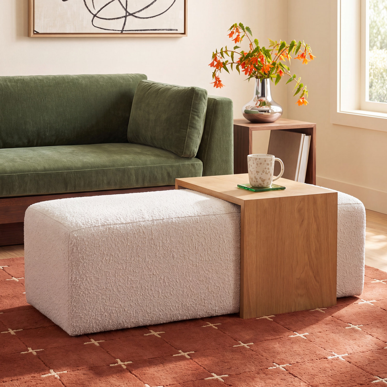 Mylas 54" Ottoman