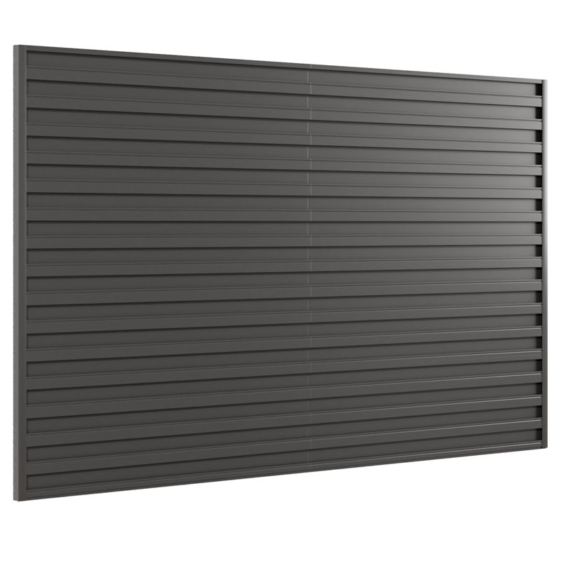 Panneaux muraux en lattes de PVC pour garage à lattes 8 x 4 pi