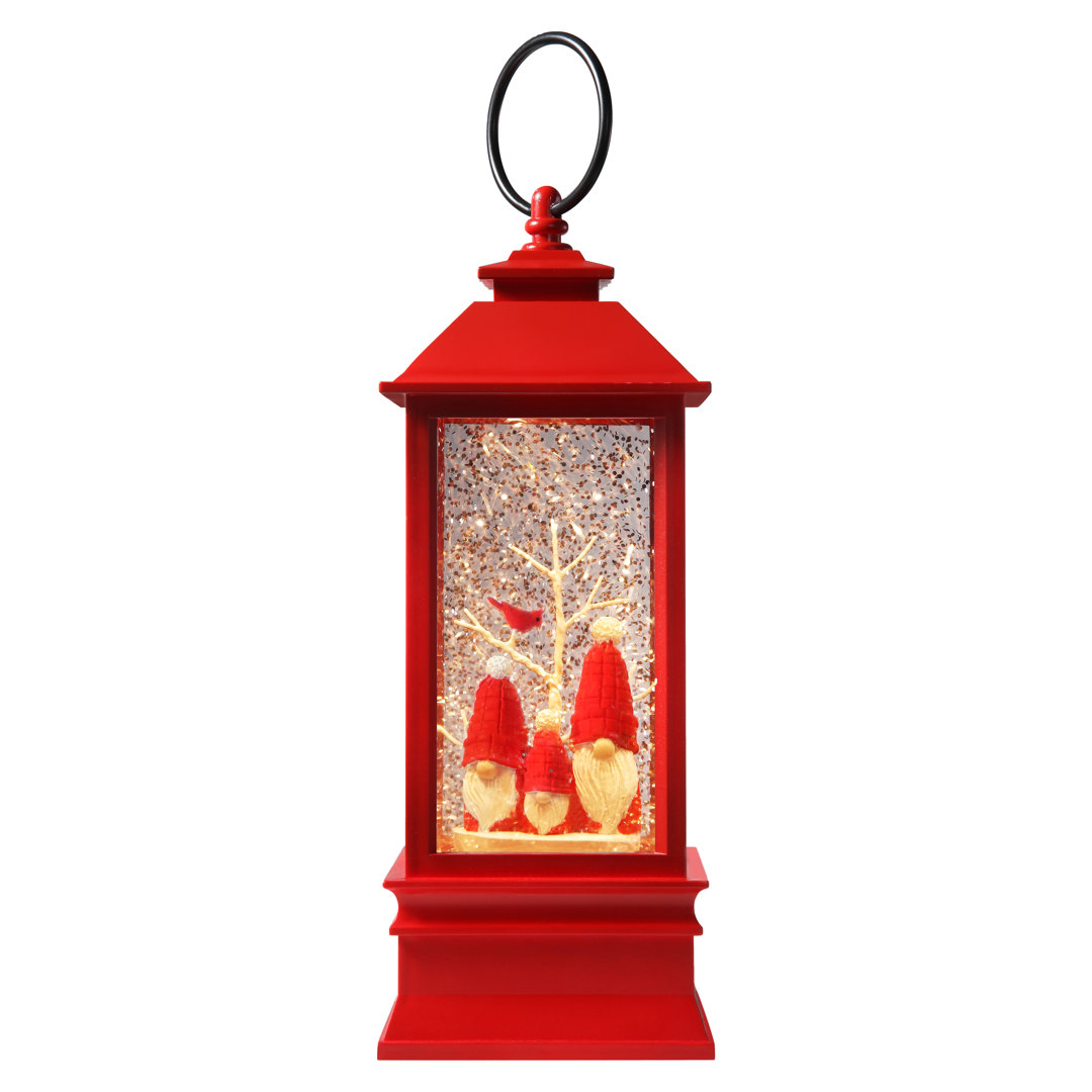 Snowburst Plastic Lantern Haute Decor