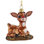 Kurt Adler Glass Ornament for Christmas Tree, Rudolph The Red Nose Reindeer Baby Rudolph