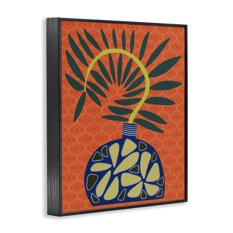  Art moderne, estampe numérique encadrée par Regina Moore, H 14 po x l 11 po, Giclée encadrée noir minuit