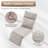 Esquer 3 - Pieces Outdoor Wicker Poolside Reclining Swivel Chaise Lounge With Adjustable Recliner And Side Table-618464014