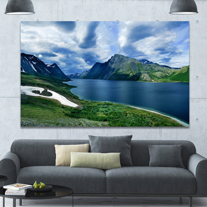 « polar ural montagnes panorama », reproduction de photo sur toile tendue, H 20 po x l 40 po x P 1po
