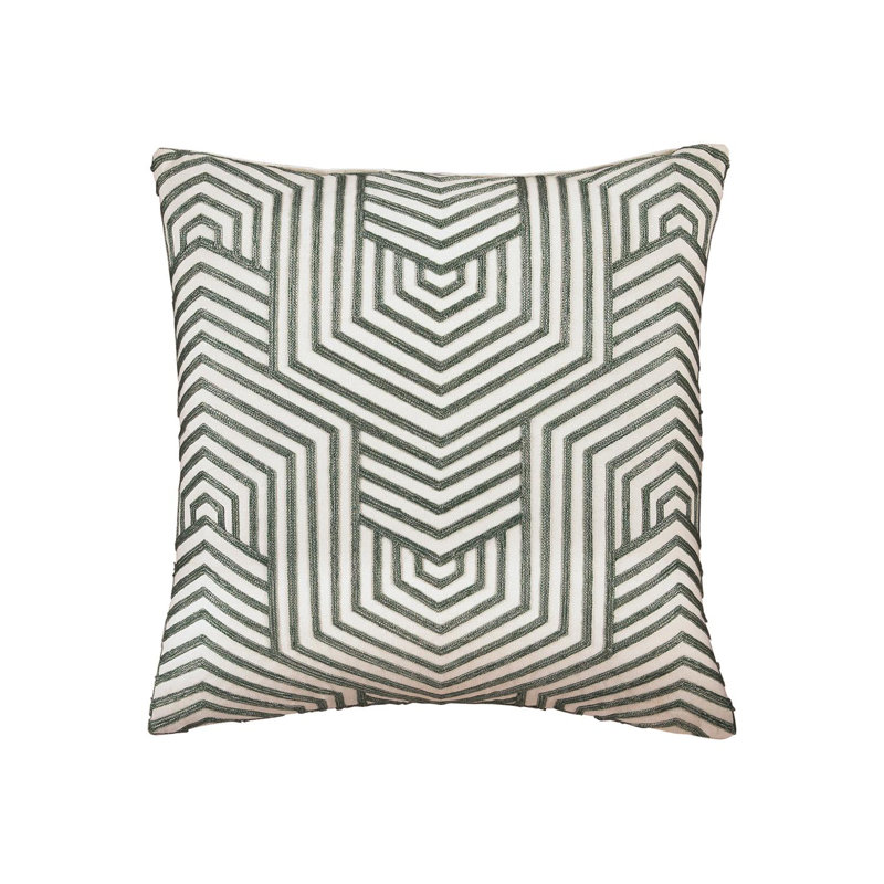 Adrik Square Pillow Cover and Insert, Green