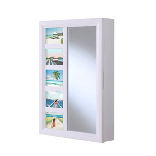 16'' Wide Wall Jewelry Armoire