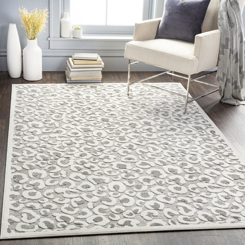 Emert Geometric Indoor / Outdoor Rug, Rectangle 5'3" x 7'3"