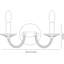 Gelnett Candle Wall Light-33765129