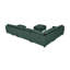 Canapé modulaire en cuir véritable 6 pièces Gabriel-1593315172