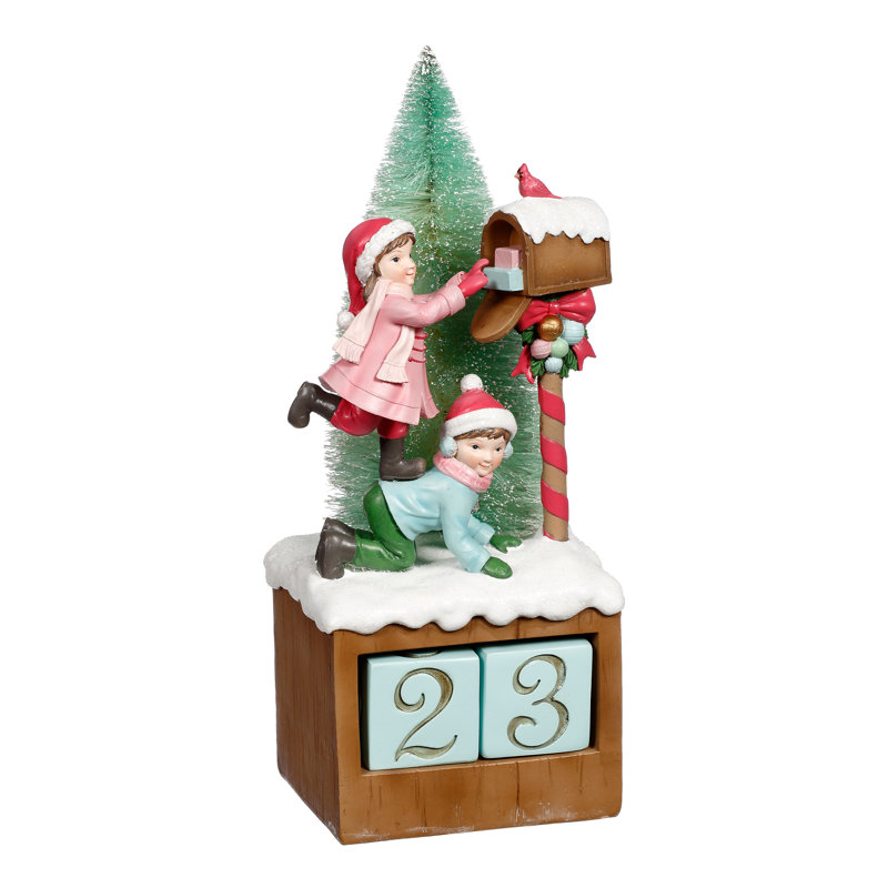 Christmas Mailbox Calendar - 11 Inches