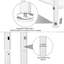 Iron Freestanding 8 - Hook Coat Rack-64297793