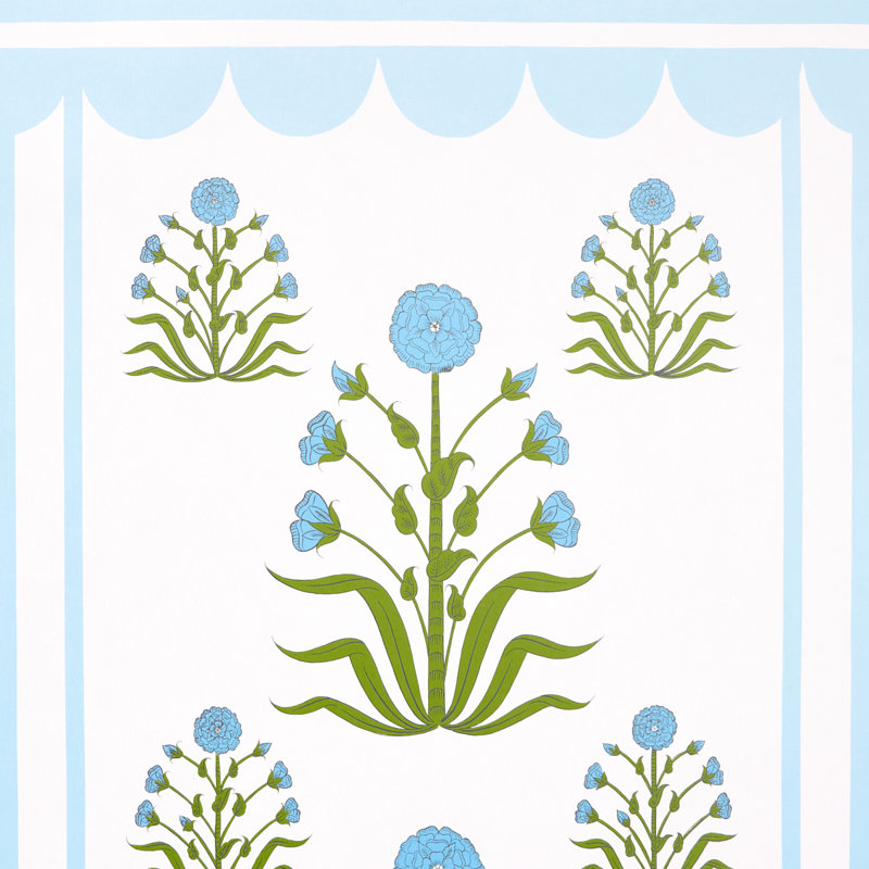 Coquelicot royal Schumacher x Marie-Anne Oudejans, Bleu