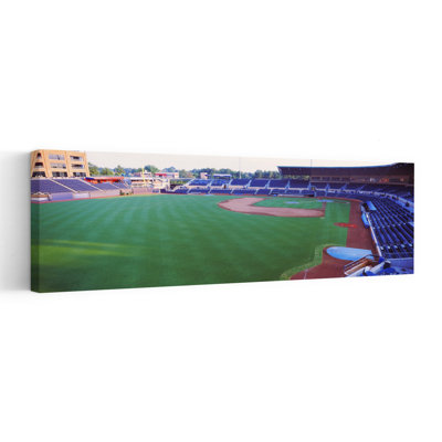 Baseball Stadium In A City, Durham Bulls Athletic Park, Durham, Durham County, North Carolina Abstract Contemporary Architecture City Wall Art
