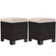 Ensemble de 2 cubes de repose-pieds d'extérieur-129415989