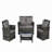 4 Pieces Outdoor Patio Furniture Sets-1837435245