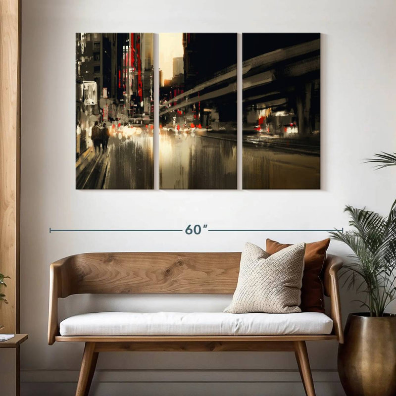  «City Abstract, H 32 po x l 50 po