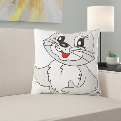 Microsuede Throw Pillow