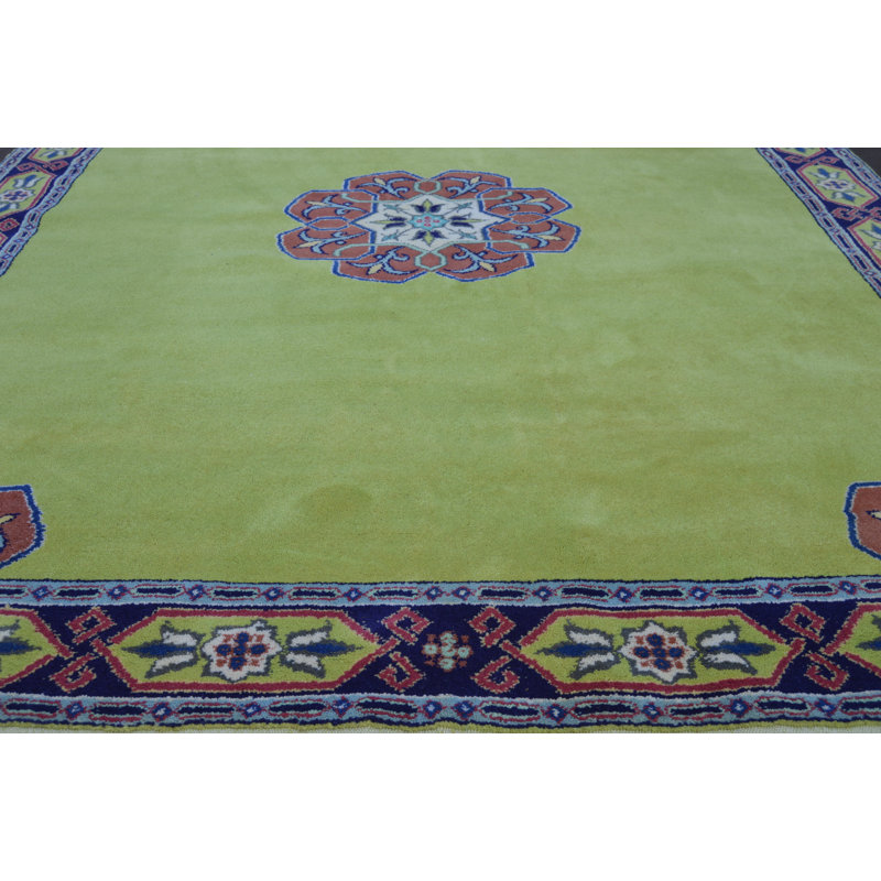 One-of-a-Kind Rectangle 5'9" X 7'5" Hand Knotted Area Rug