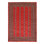 Red color Fine Hand Knotted Bokhara rug 5'8"X 8'