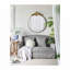 Grand miroir mural rond 36 "x 41"
