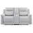 GREY CONSOLE RECLINING LOVESEAT