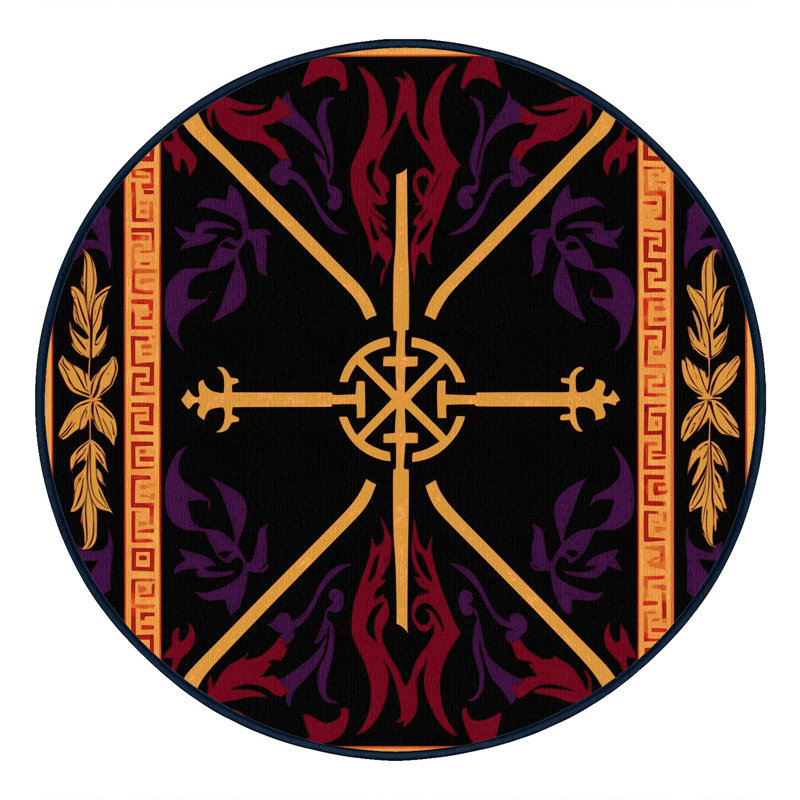 Elysian Baroque Rug, Round 4'