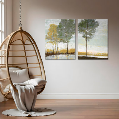 " Lakeside View I/II " by Norman Wyatt Jr. 2 - Pieces
