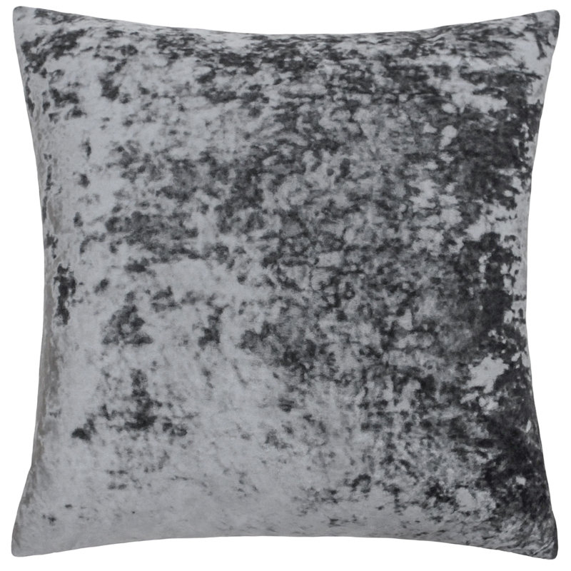 Verona Cushion, 55cm H x 55cm W x 10cm D, Square, Pewter