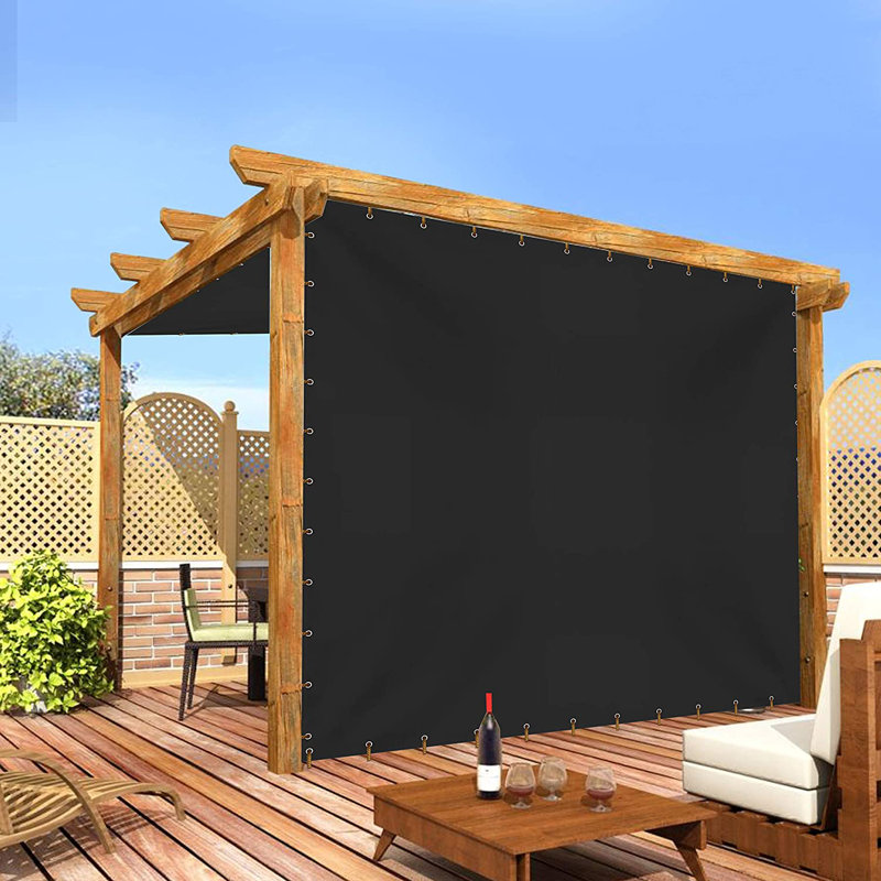 High Density Multipurpose Waterproof Tarp, Outdoor Protective Tarpaulin with Reinforce & UV Resistant, 120" H x 108" W
