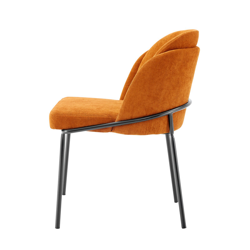 Ensemble de 2 chaises de salle à manger beiges et brunes, sièges de cuisine ou de salle à manger modernes (Note: légère variation de couleur due à l'éclairage)