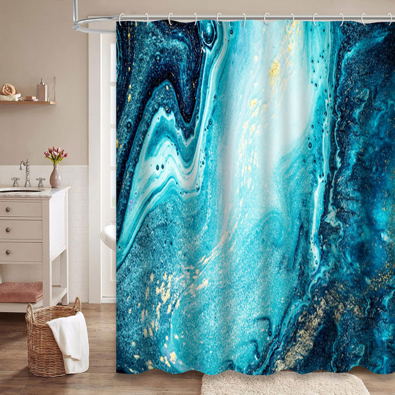 Rideau de douche Ocean, L 72 po x l 84 po