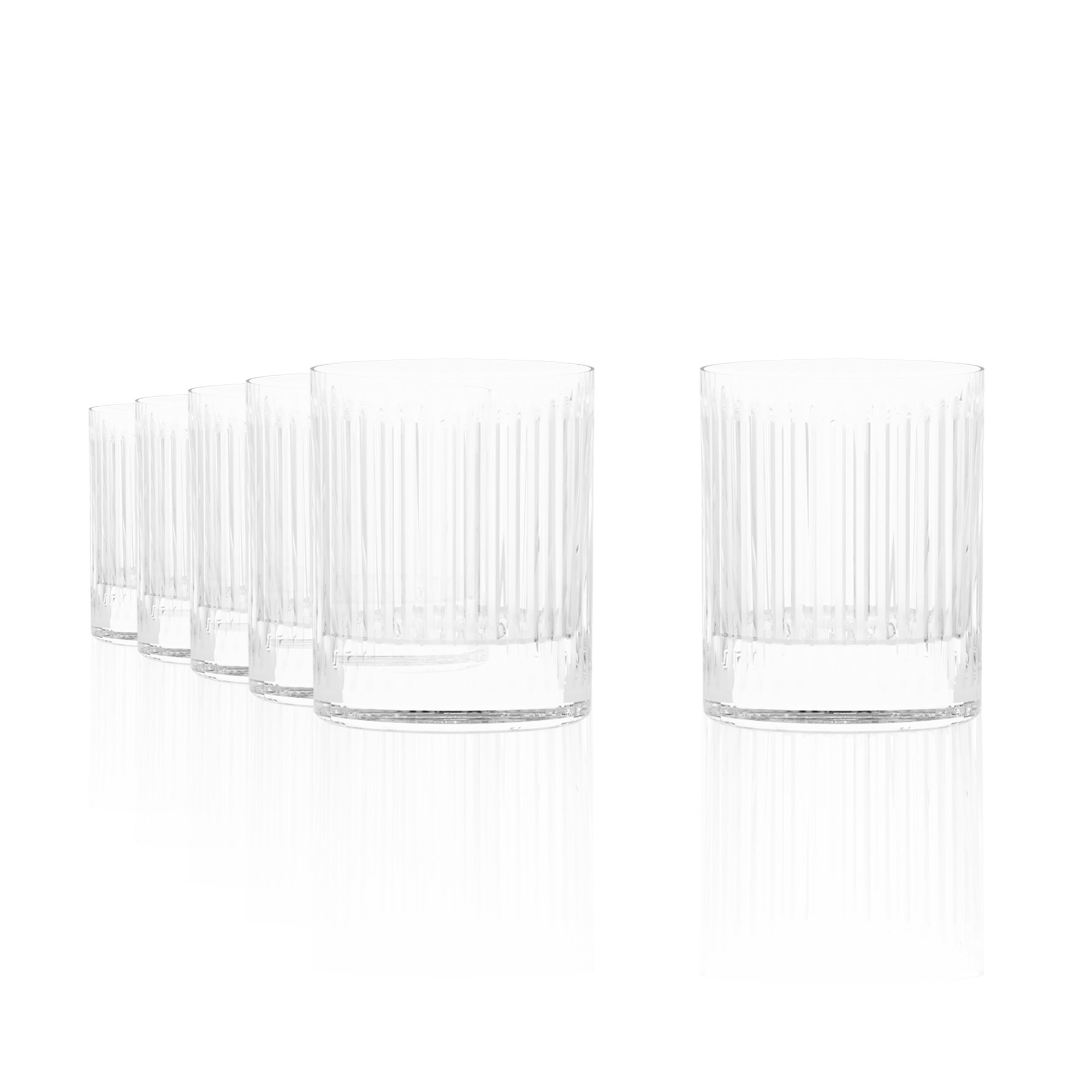 Crystalia USA 6 - Piece 12.25oz. Glass Highball Glass Glassware Set &  Reviews