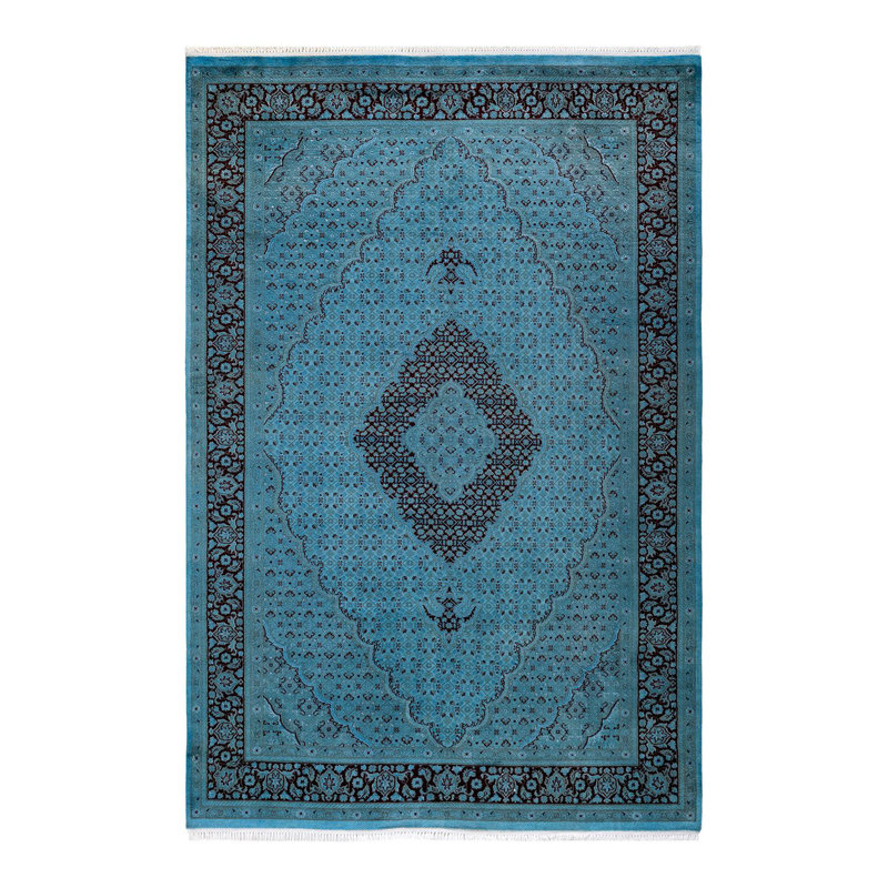 Fine Vibrance One-of-a-Kind 6' 2" X 9' 3" Hand Knotted Area Rug