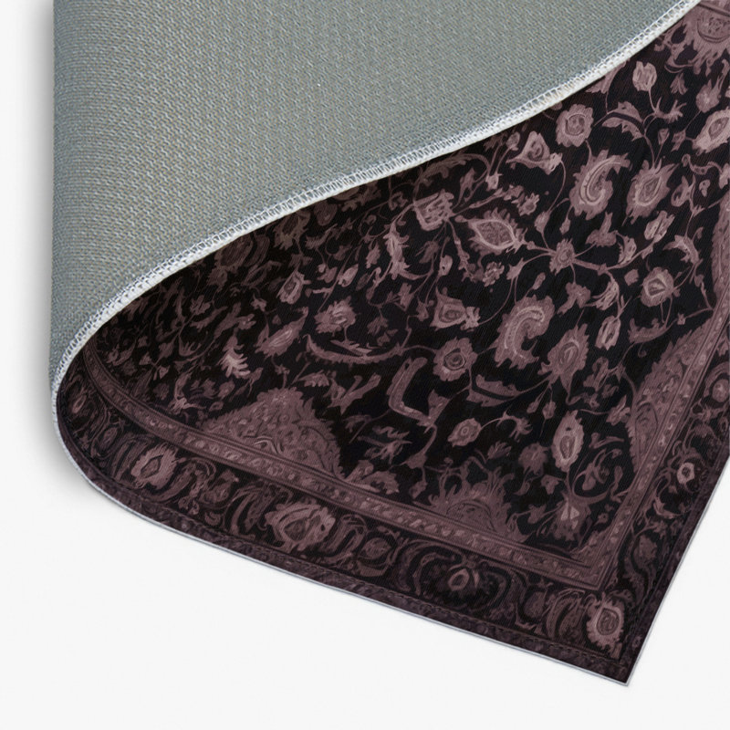 Tapis noir intérieur et extérieur Tabriz, Rectangulaire 8 pi x 10 pi