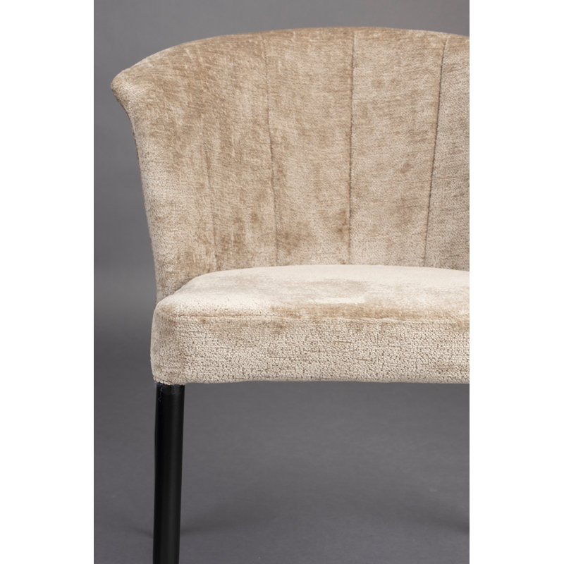Georgia Upholstered Dining Chair, Beige
