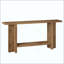 Table de canapé à double couche avec rangement, table de couloir, console