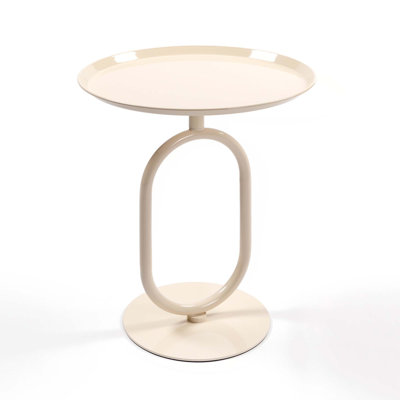 Table de bout en métal en forme de lanterne, petite table d'appoint ronde, table basse moderne à cocktail, petit piédestal d'appoint pour petits coins de salon