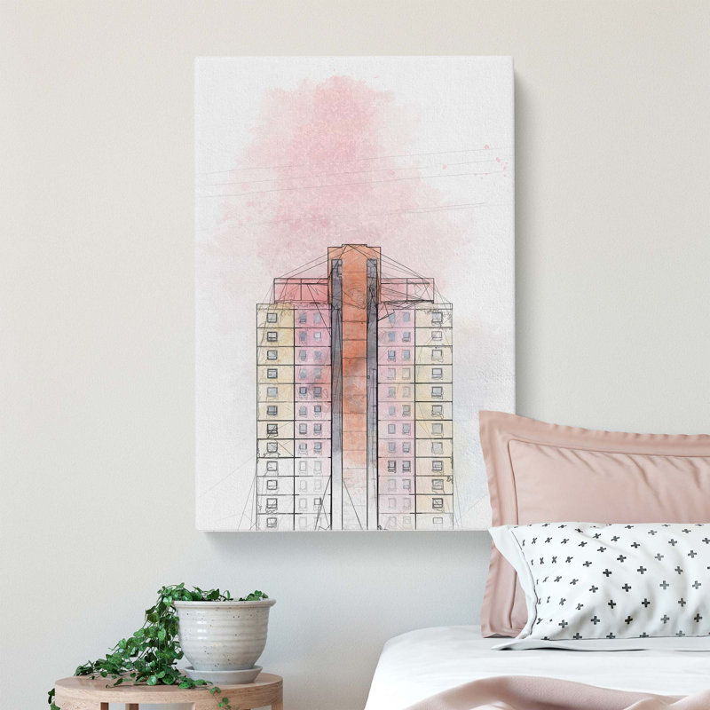 Sketching The Architecture Vol.23 - Wrapped Canvas, 50cm H x 35cm W x 3cm D